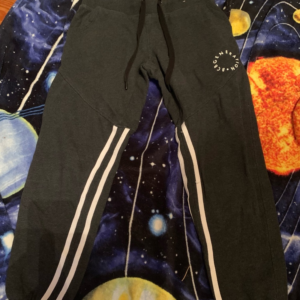 bcbgeneration dark gray sweatpants